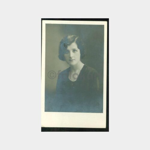 1930 Foto Stüdyo Kadın Fotoğraf