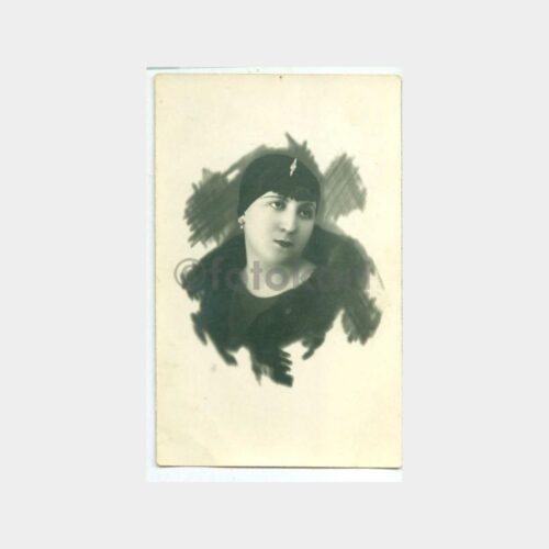 1927 Kadın Stüdyo Portre Fotoğraf