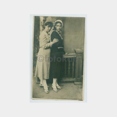 1932 Genç Kızlar Görünüş Stüdyo Fotoğraf