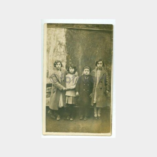 1933 Stüdyo Arka Plan - Çocuklar Fotoğraf