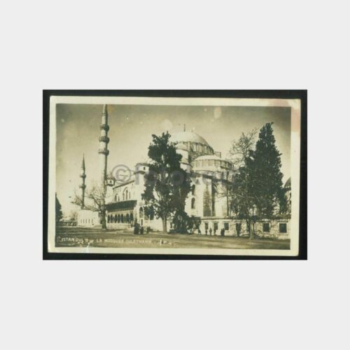 1930 Süleymaniye Camii Görünüş Kartpostal