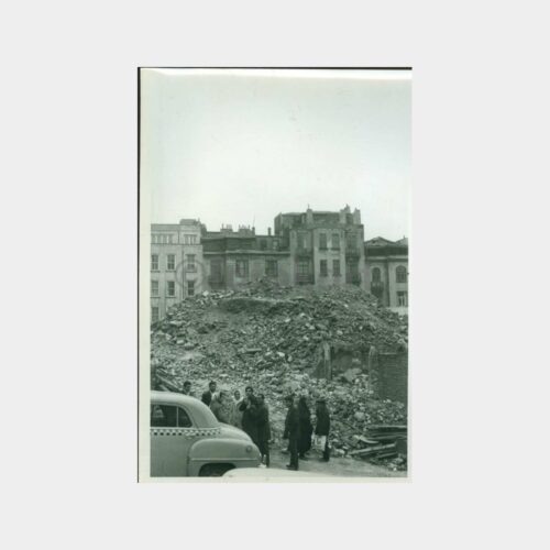 1970 İstanbul Tarlabaşı Yıkım Konulu Fotoğraf