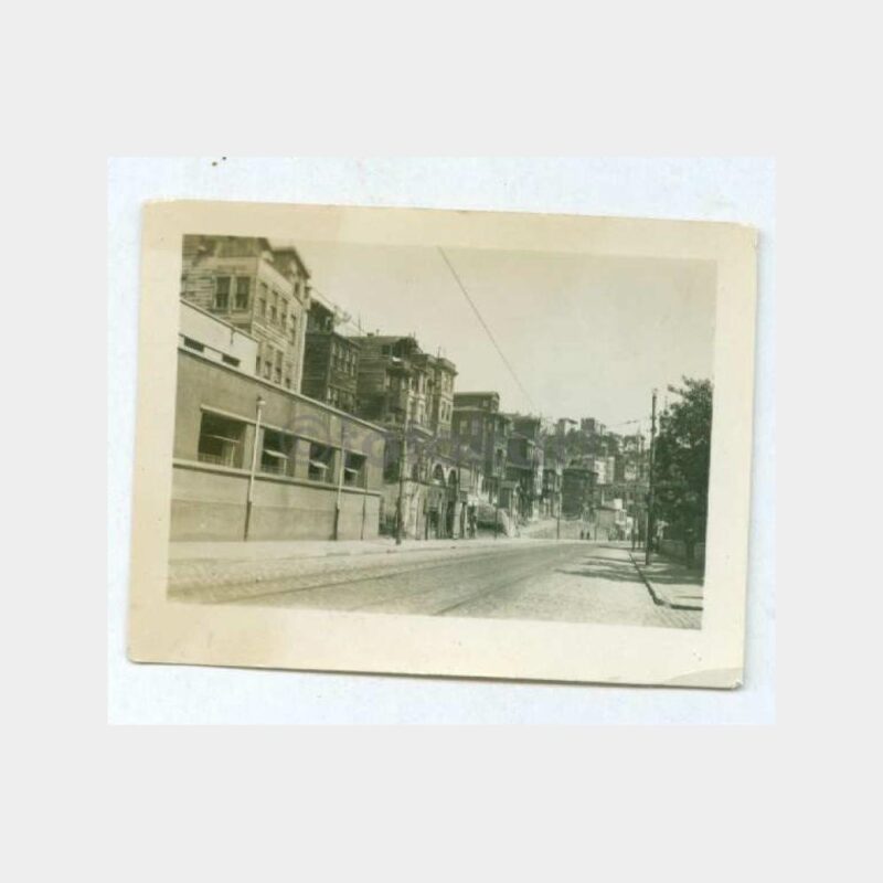 1940 İstanbul Salıpazarı Tophane Caddesi Fotoğraf