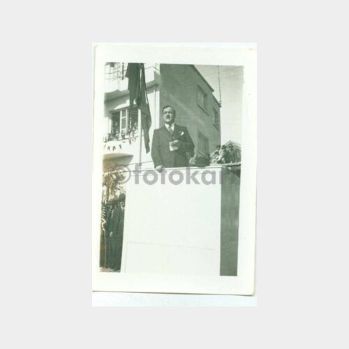 1935 Tören - Kürsüde Konuşmacı Fotoğraf