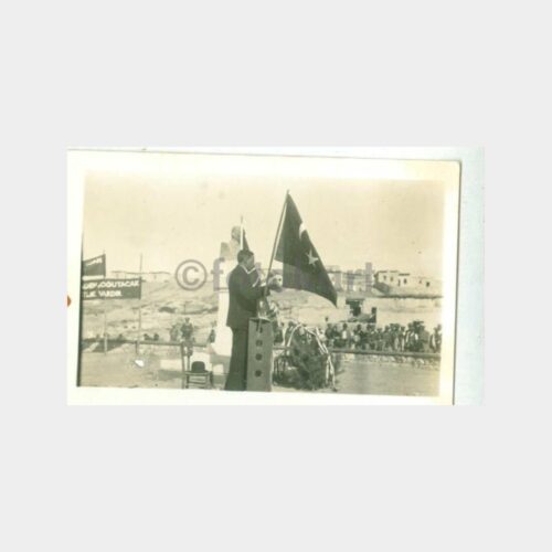 1935 Tören - Kürsüde Konuşmacı Fotoğraf