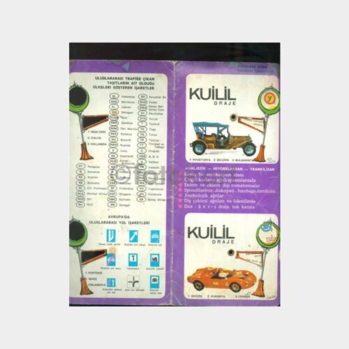 Kuilil Draje - Trafik İşaret Kartonu