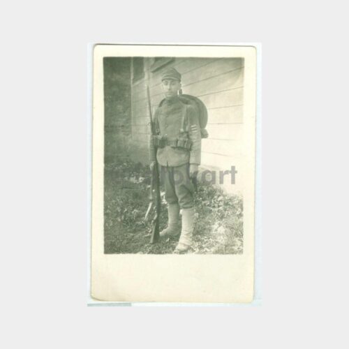 1933 Süngü Tüfekli Asker Fotoğraf