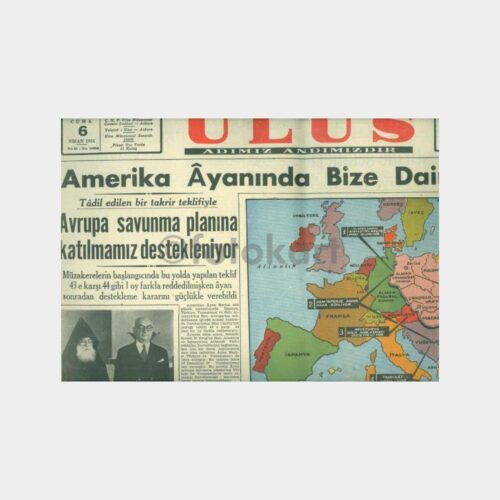 1951 Ulus Gazetesi (06.04.1951 Tarihli)