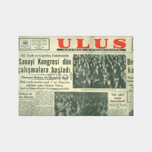 1951 Ulus Gazetesi (10.04.1951 Tarihli)