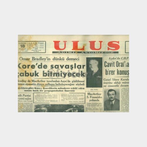 1951 Ulus Gazetesi (18.04.1951 Tarihli)