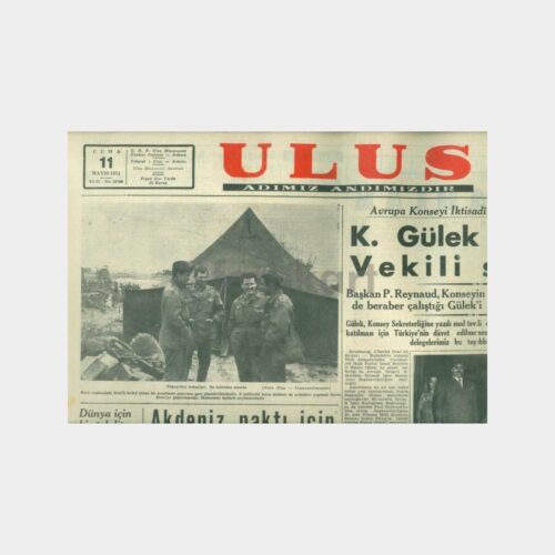 1951 Ulus Gazetesi (11.05.1951 Tarihli)