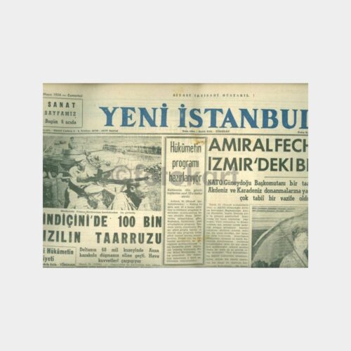 1954 Yeni İstanbul Gazetesi (22.05.1954 Tarihli)
