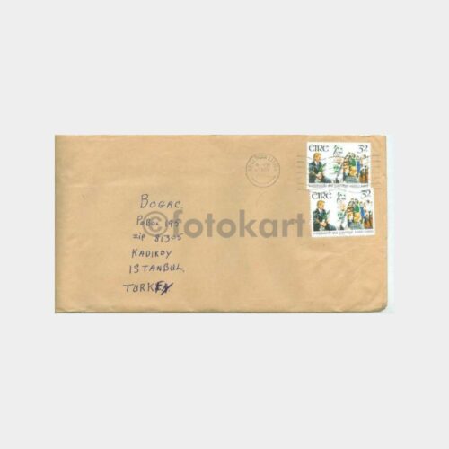 1993 İrlanda Müzik Konulu Pullu Zarf