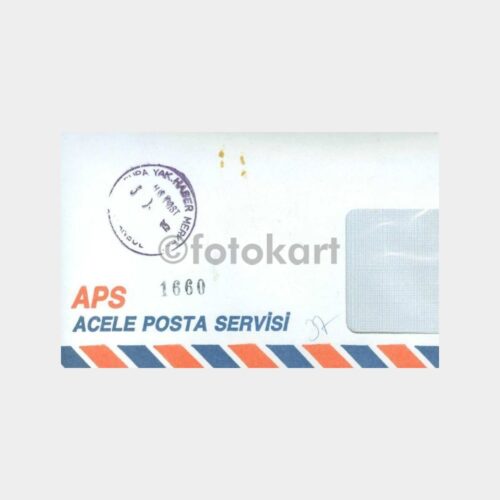 1990 Avrupa Yakası Haber Merkezi Alo Post Damgalı Zarf