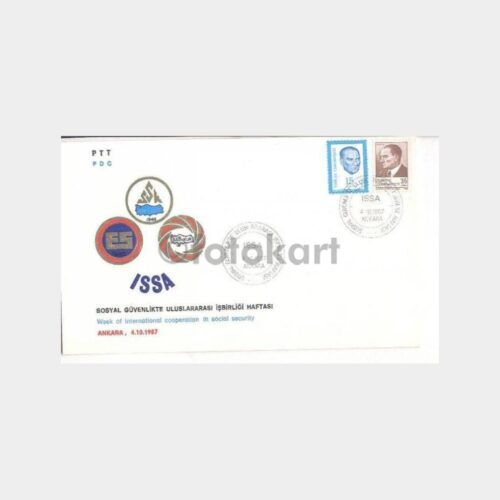 1987 ISSA Sosyal Güvenlikte İşbirliği FDC