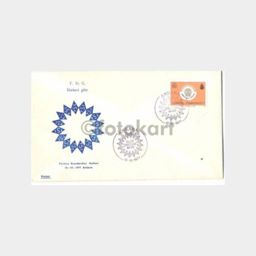 1977 Türkiye Standartlar Haftası FDC