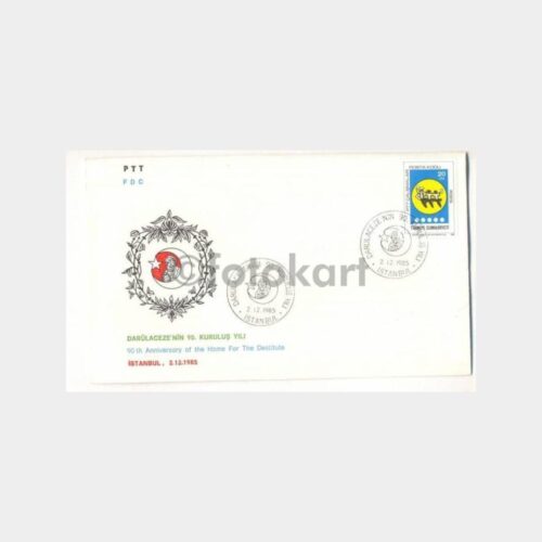 1985 Darülaceze 90. Yıl Hatırası FDC