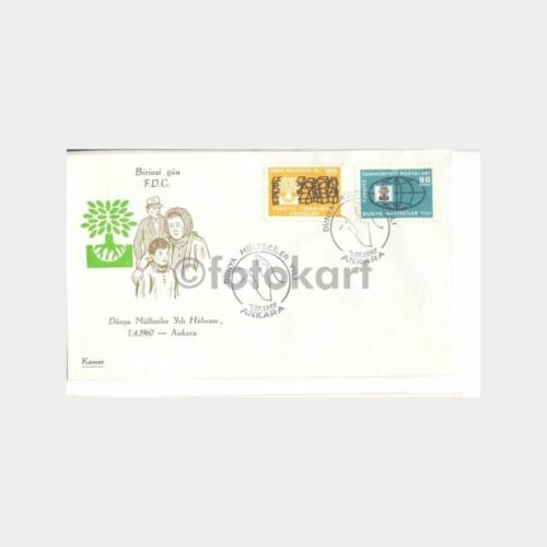 1960 Dünya Mülteciler Yılı FDC