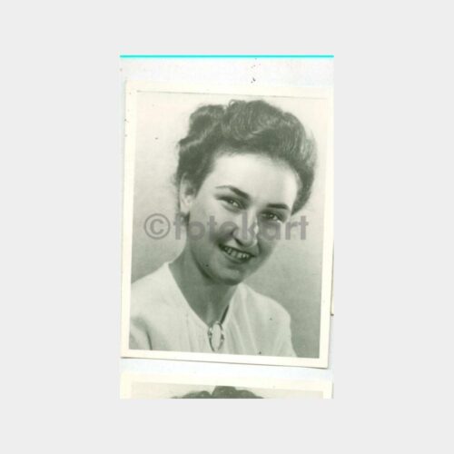 1940 Kadın Portre Çalışması 3 Adet Fotoğraf