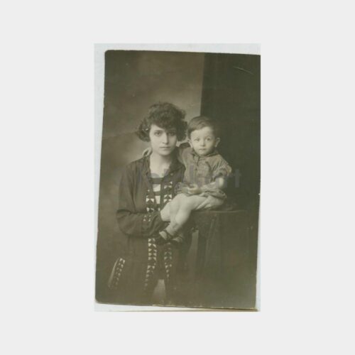 1928 Stüdyo - Kadın Çocuğu ile Fotoğraf