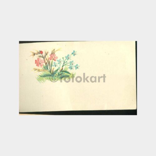 1940 Çiçekli Tebrik Kartı