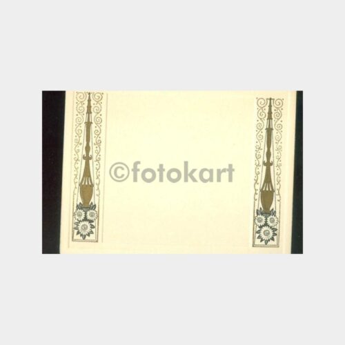 1940 Motif Desenli Tebrik Kartı