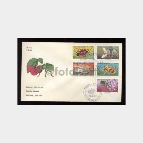 1982 Zararlı Böcekler FDC