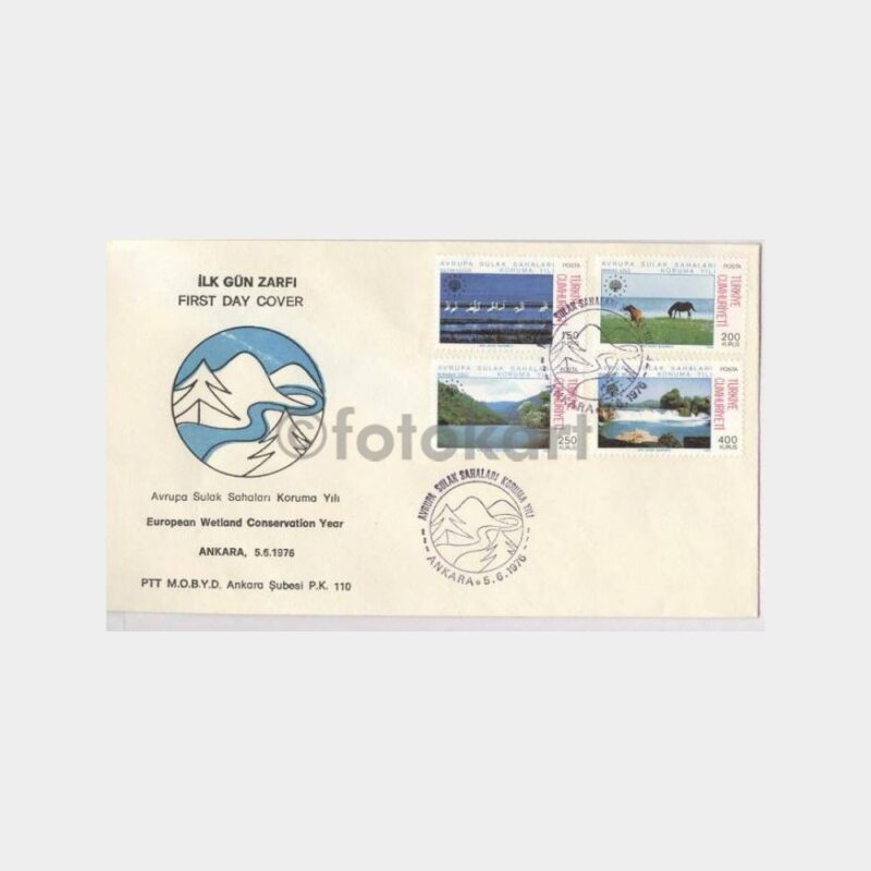 1976 Avrupa Sulak Sahaları Koruma Yılı FDC