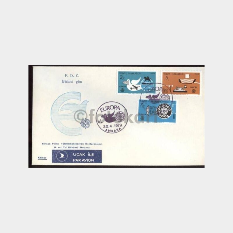 1979 Europa CEPT 20. Yılı FDC