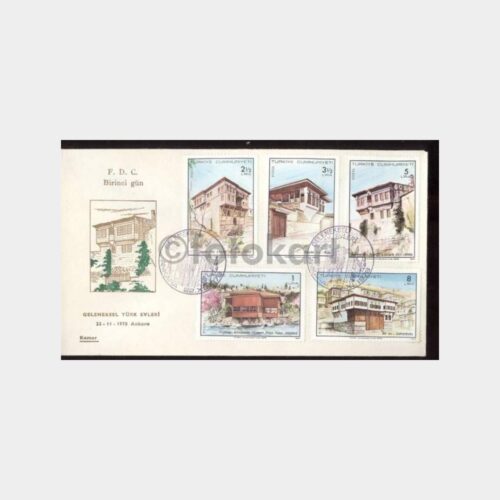 1978 Geleneksel Türk Evleri FDC