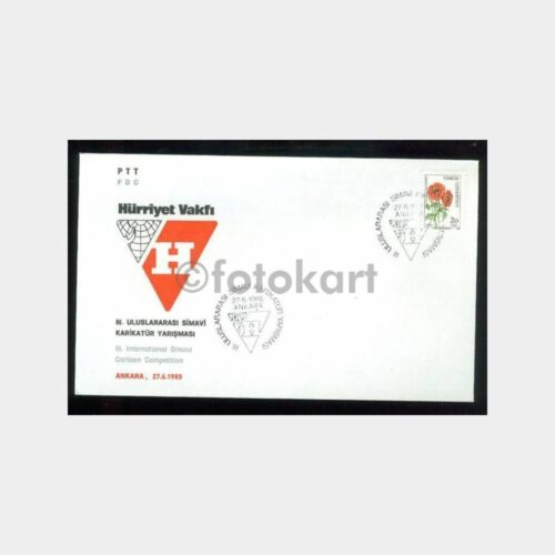 1985 Hürriyet Karikatür Yarışması FDC