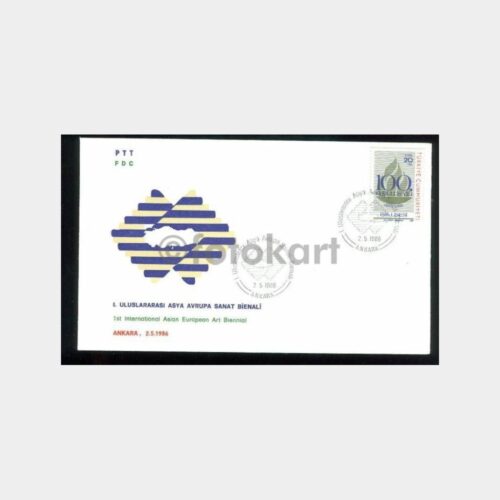 1986 Asya Avrupa Sanat Bineali FDC
