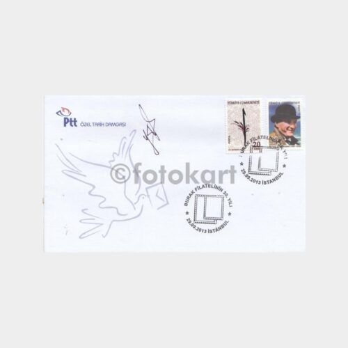 2013 Burak Filateli 30 Yıl İmzalı FDC
