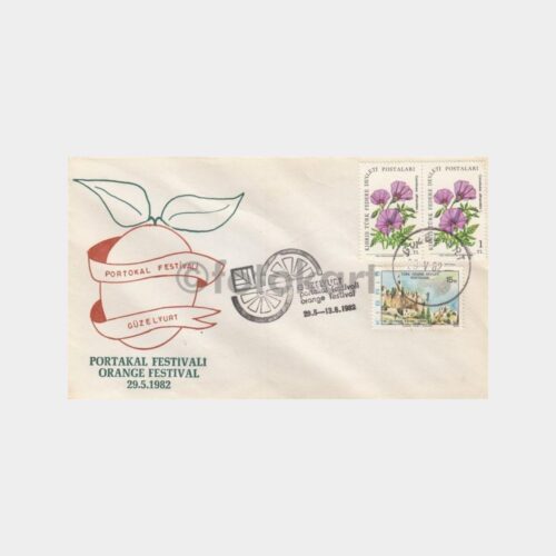 1982 KKTC İlk Gün Zarfı (Güzelyurt Portakal Festivali)
