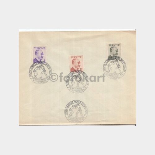 1957 Dünya Güreş Şamp. Konulu FDC
