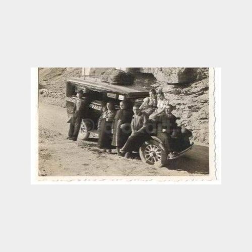 1934 Kasabaya Yolculuk Küçük Ebat Fotoğraf