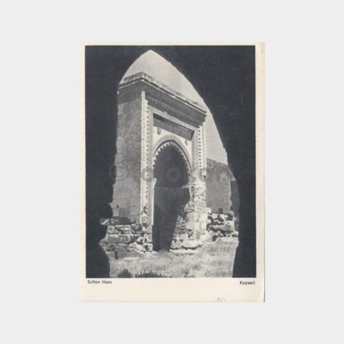 1958 Kayseri Sultan Hanı Görünüş Kartpostal