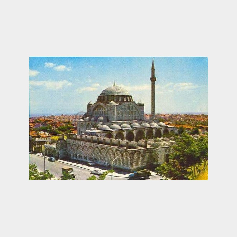 İstanbul Mihrimah Sultan Camii Kartpostal