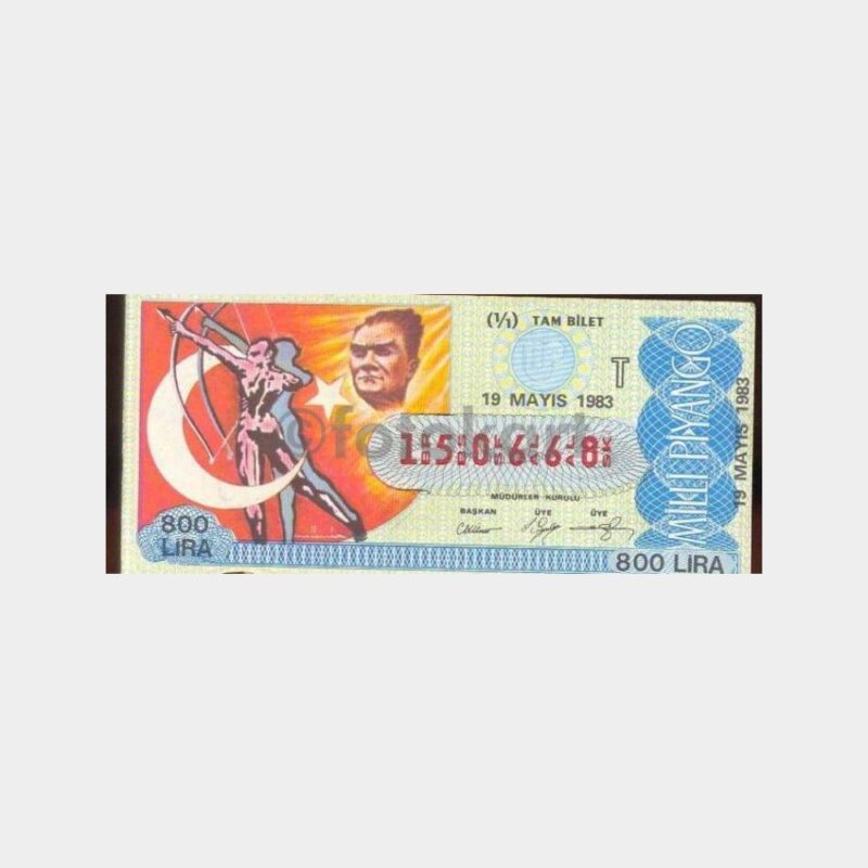 Milli Piyango - 19.05.1983 T-150668 Gençlik Spor