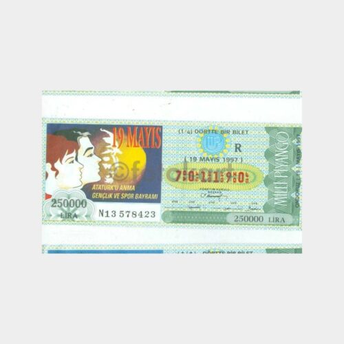 Milli Piyango - 19.05.1997 R-701190 Spor Bayramı