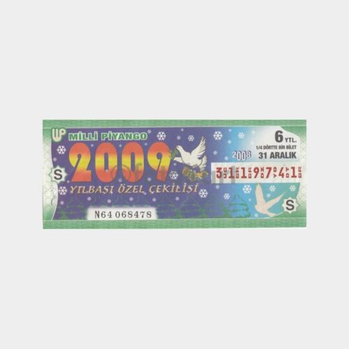 Milli Piyango - 31.12.2008 S-3119741 Yılbaşı