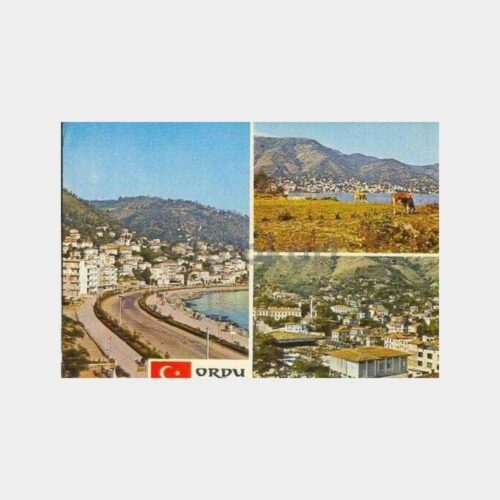 Ordu Şehirden 3 Görünüş Kartpostal