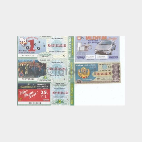 Piyango Biletleri Lotu (5 Adet)