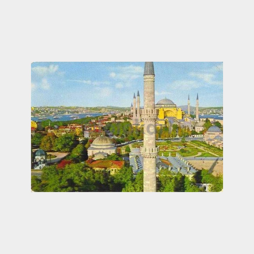 İstanbul - Sultanahmet'ten Bir Bakış Kartpostal