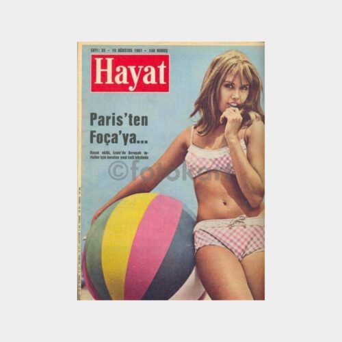 Hayat Dergisi, 10 Ağustos 1967 No. 33 Sue Gaell