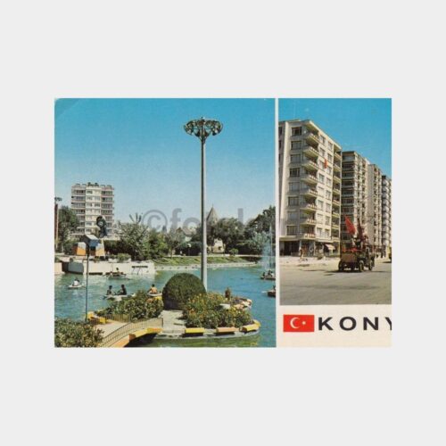 1976 Konya Fuar Görünüş Kartpostal