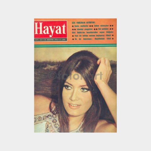 Hayat Dergisi, 1976 No. 35 Marisa Mell