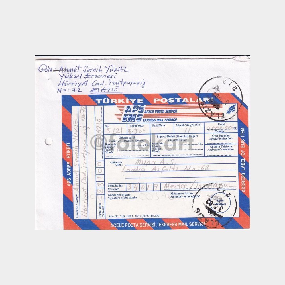 posta-zarf-ptt-elazig