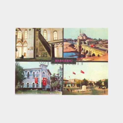 Kırklareli Babaeski 4 Görünüş Kartpostal