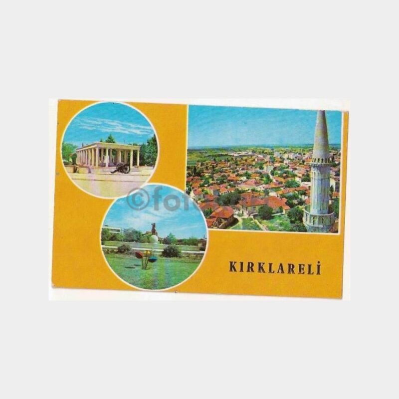 Kırklareli 3 Görünüş Kartpostal